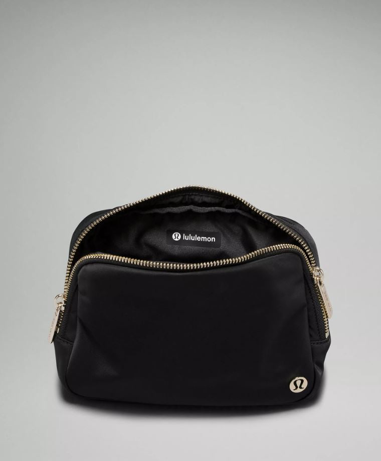 Lululemon Everyday Black Belt Bag – 1L Compact & Stylish Carry-All for Work, Gym, and Travel