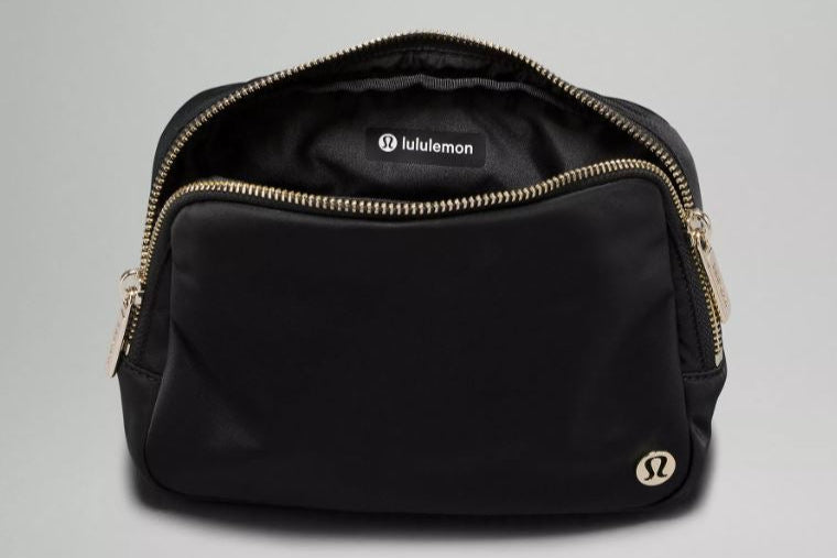 Lululemon Everyday Black Belt Bag – 1L Compact & Stylish Carry-All for Work, Gym, and Travel